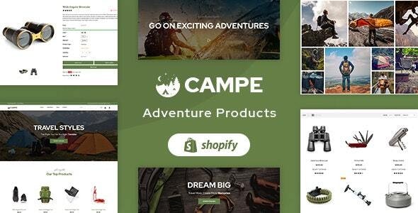 Campe v1.0 – Camping & Adventure Shopify Theme