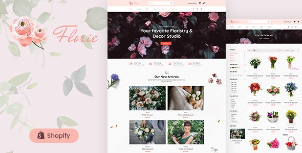Florie v1.0 – Flower Shop, Florist Shopify Theme