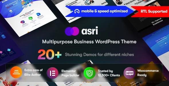 Asri Theme Nulled v.1.1.0 Free Download