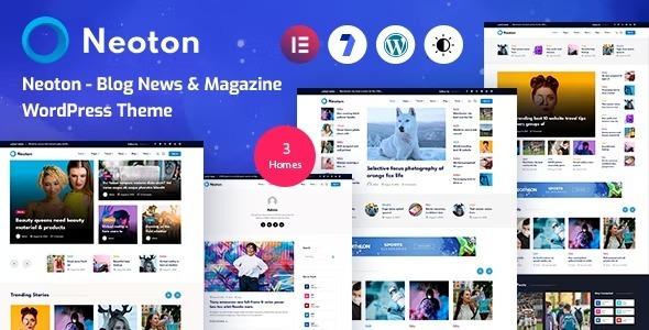 Neoton Theme Nulled v.2.0.1 Free Download