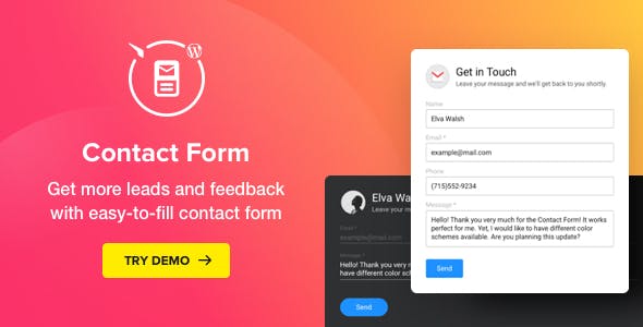 Contact Us Form v2.3.1 – WordPress Contact Form Plugin