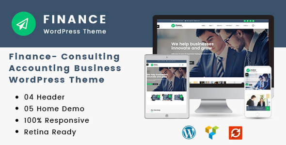 Finance v1.3.9 – Consulting, Accounting WordPress Theme