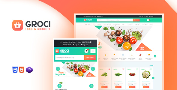 Groci v2.1.3 – Organic Food and Grocery Market WordPress Theme