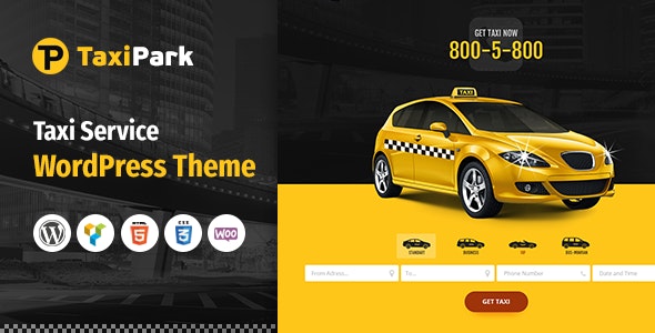 TaxiPark v1.5.9 – Taxi Cab Service Company WordPress Theme