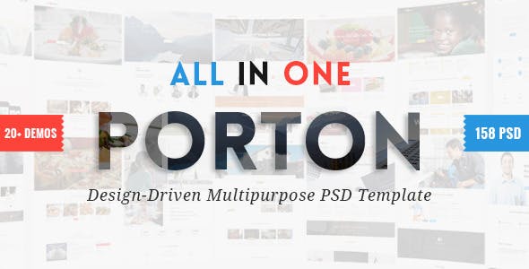 Porton v1.2 – Design-Driven Multipurpose PSD