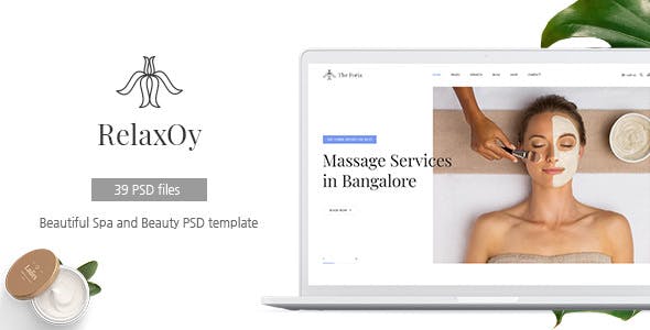 RelaxOy v1.0 – Spa & Beauty PSD Template