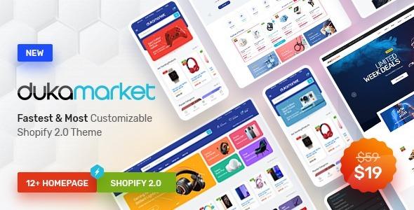 Dukamarket Shopify Theme Nulled 15 October 2022 Free Download