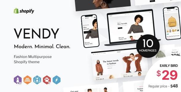 Vendy Shopify Theme Nulled 4.1.7 Free Download