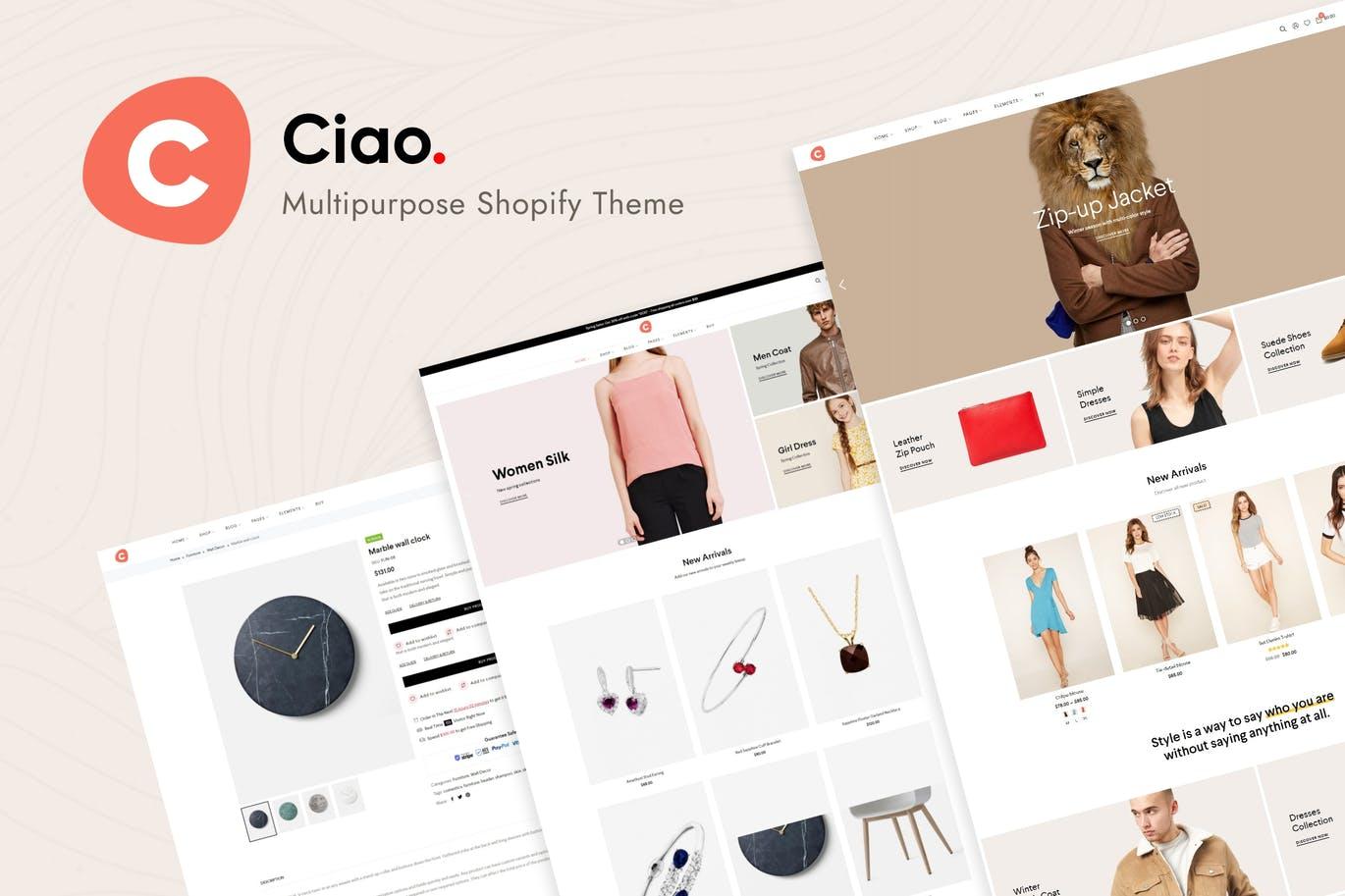 Ciao Shopify Theme v2.1.0 Free Download