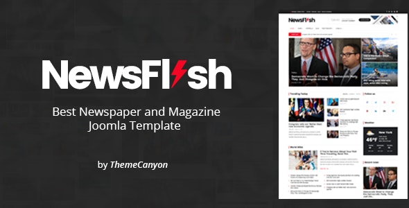 NewsFlash v1.2 – Joomla News & Magazine Template