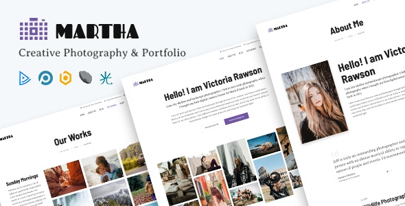 Martha v1.0 – Creative Portfolio Joomla Template